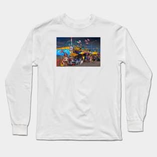 The Grill House on the Boardwalk at Coney Island Long Sleeve T-Shirt